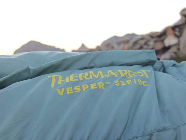 Test Couette Therm-a-rest Vesper™ 0°C/32°F