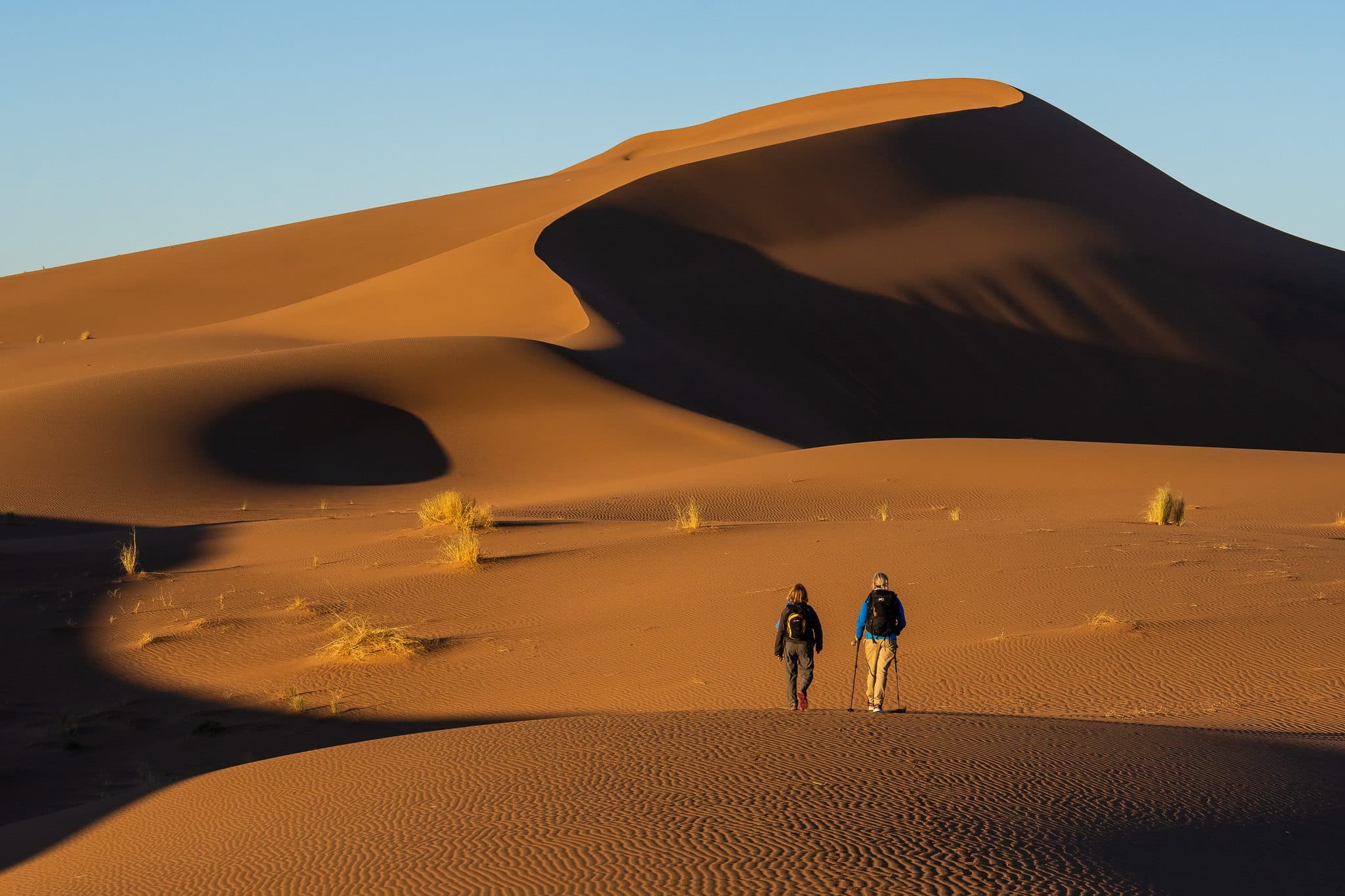 Une tempête de sable lors de votre trek désert Maroc. Que faire?