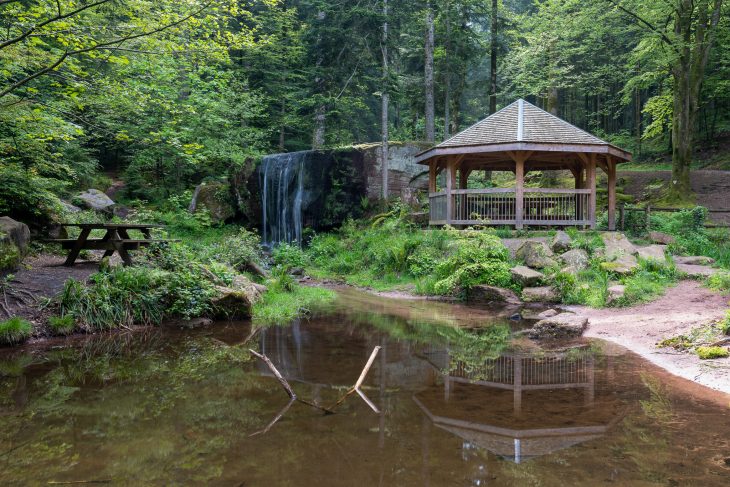 Cascade des Mollières, GR® de Pays de la Déodatie (boucle Nord)