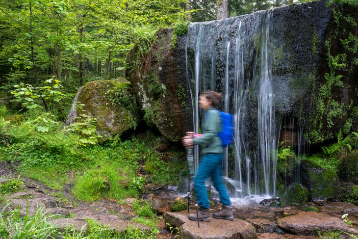 Cascade des Mollières, GR® de Pays de la Déodatie (boucle Nord)