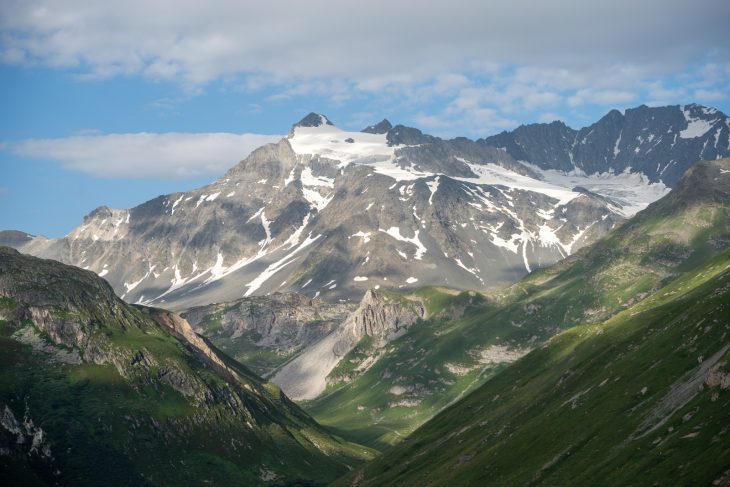 Tour des glaciers de la Vanoise en bivouac : Grande casse