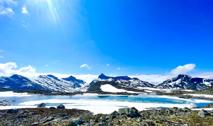 Oublié le mauvais temps du matin, Traversée du Jotunheimen à pied