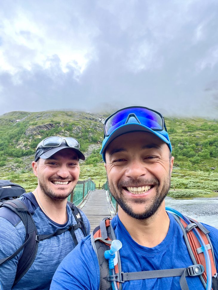 Pas forcément serein on décide de faire l'ascension, Traversée du Jotunheimen à pied