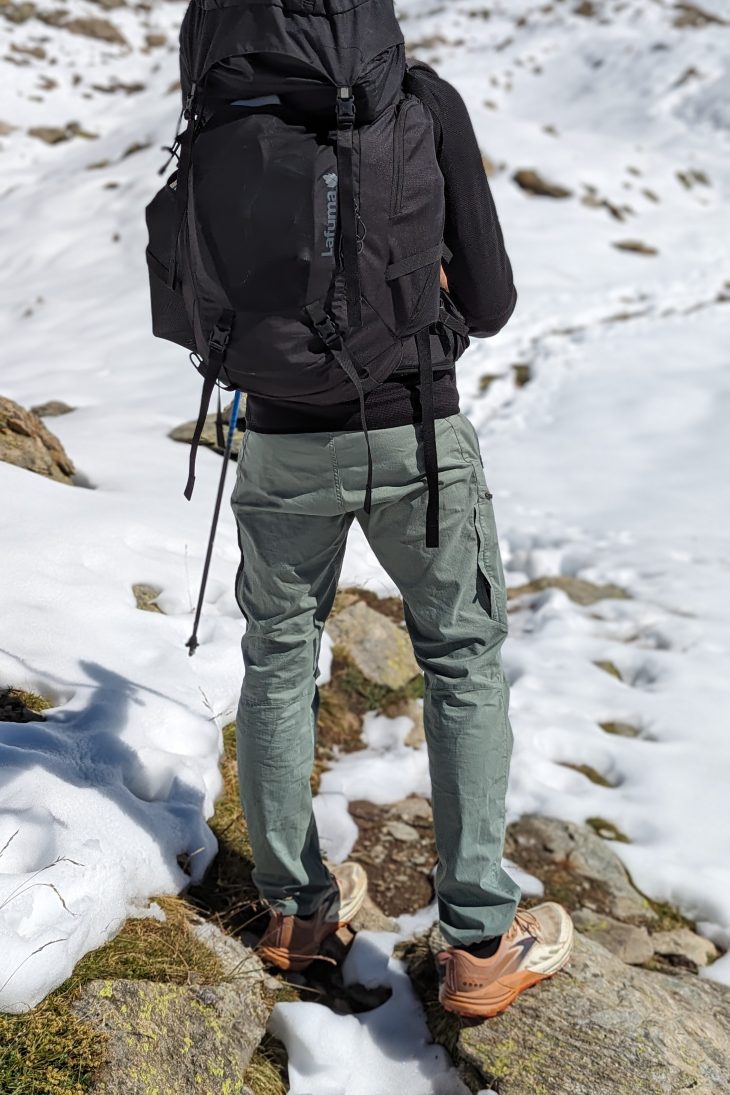 Vue arrière, Test pantalon Fjällräven Abisko Hike Trousers M