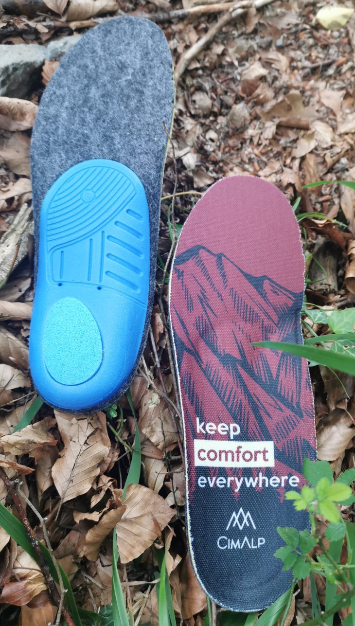 Semelles intérieures isolantes, Test Chaussures CimAlp X-Trek femme