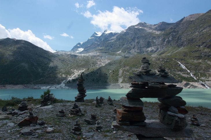 Lac Stausee Mattmark, Tour du Mont Rose