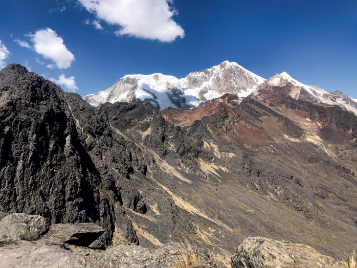 Col Illampu, Tour de l'Illampu, Bolivie