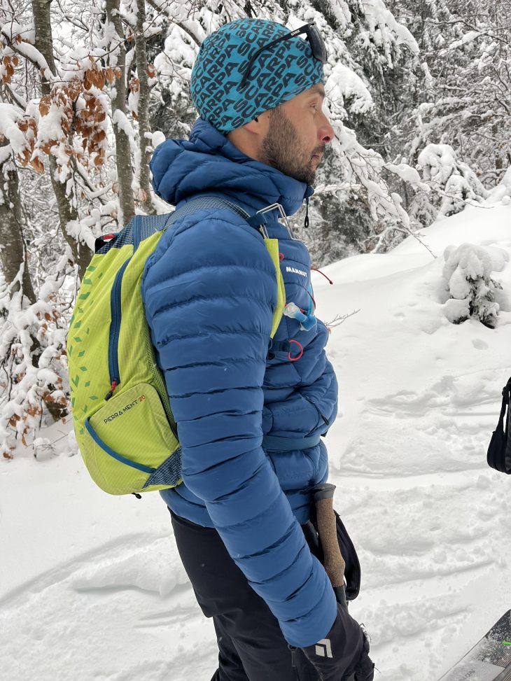 Test de la doudoune Mammut Albula IN Hybrid Jacket Men