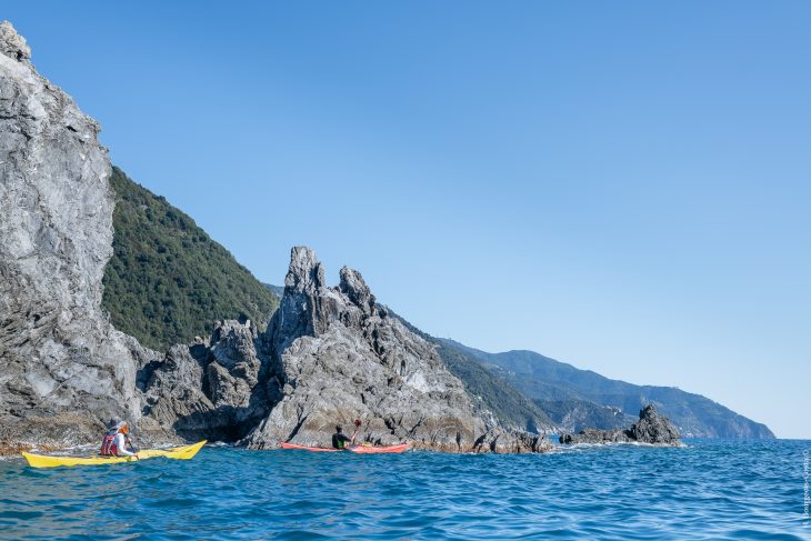 Traversée des Cinque terre en kayak de mer