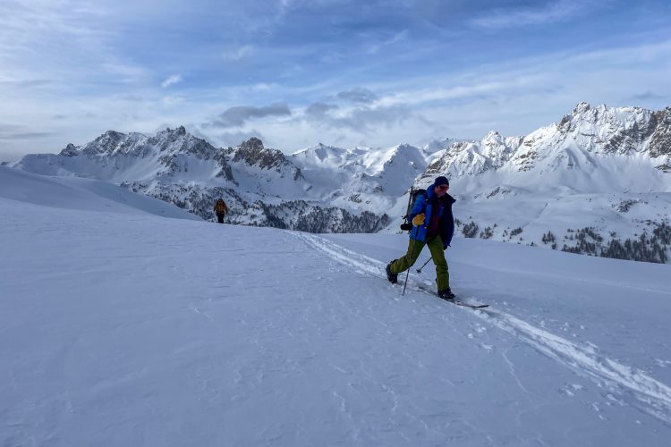 Raid en splitboard dans la vallée de la Clarée