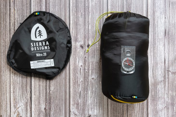 Test sac couchage Sierra Design Nitro 20