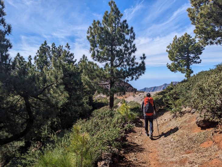 test à la Palma des chaussures randonnée Aku SuperAlp Nbk Ltr