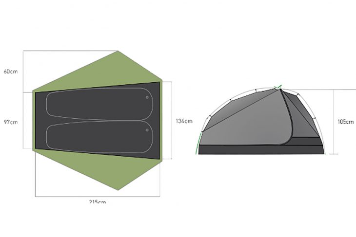 Tente SeaToSummit Alto TR2 Ultralight