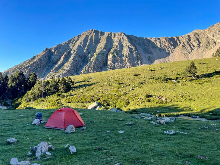 Bivouac, Haute Route Pyrénéenne (HRP) partie 1 - Pyrénées orientales